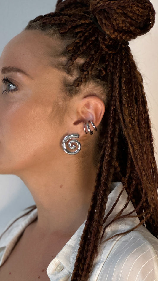 Earcuff Three - Spirale bold