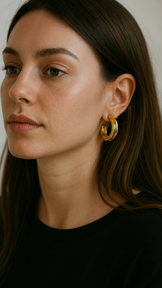 Orecchini Tre cerchi Big