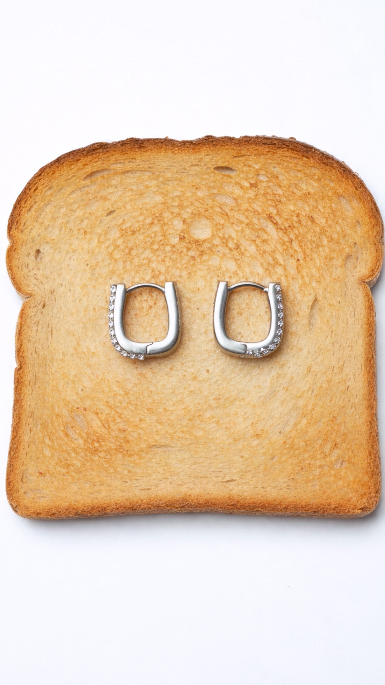 Orecchini quadrato strass