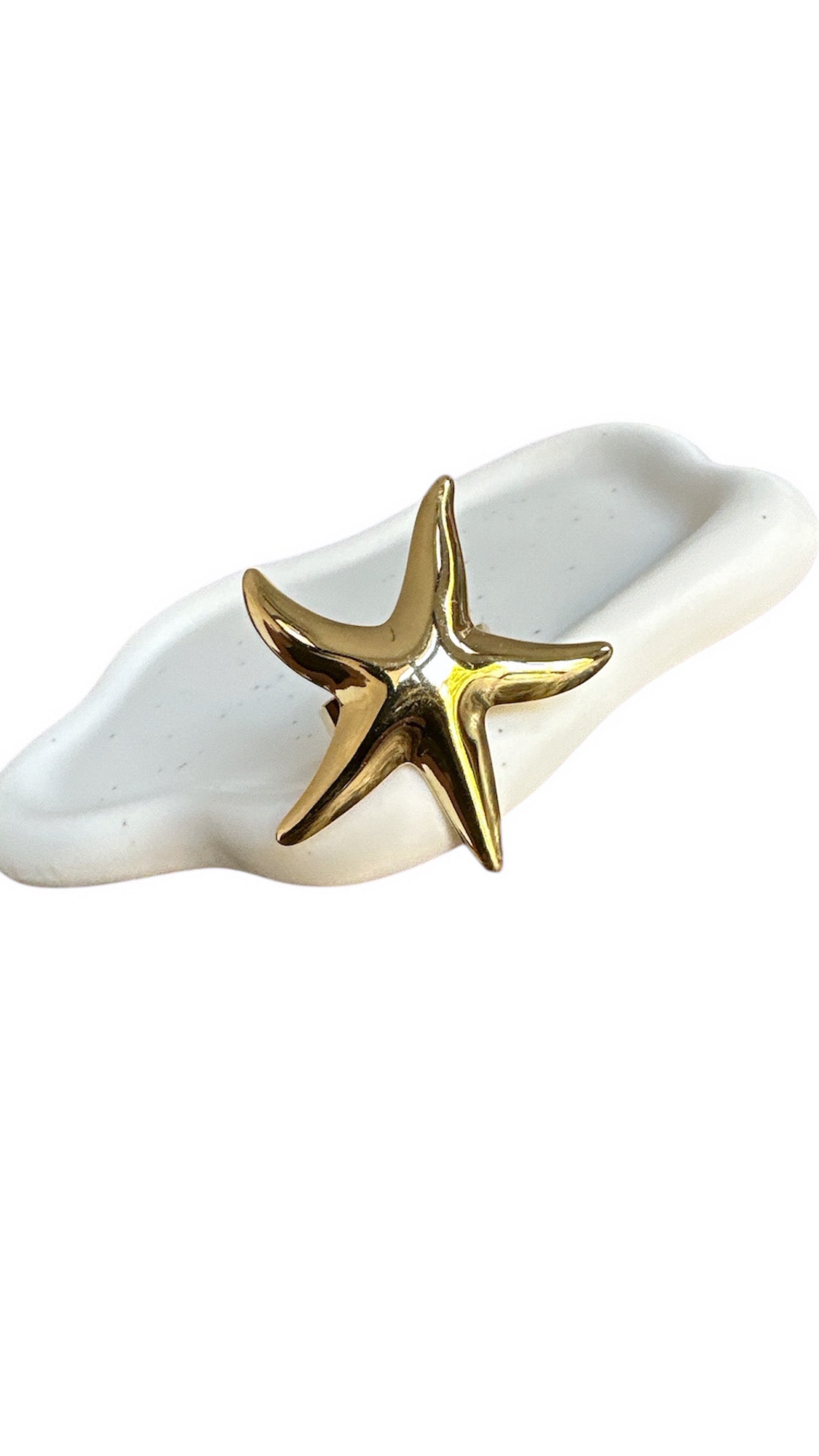 Scopri l'anello Star di TRINTA: acciaio inox, riflessi brillanti e stile deciso. Made in Italy, per chi non vuole passare inosservata